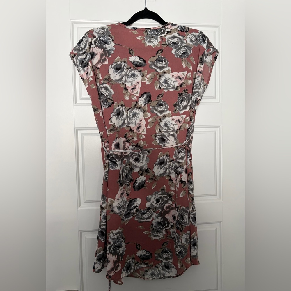 Eclipse Pink Floral Mini Dress or tunic - Picture 2 of 4